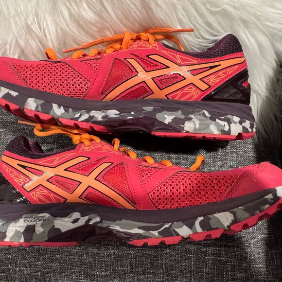 ASICS GT-2000 Running Shoes – Women’s Size 9.5 Pink Coral Red Orange - Picture 3 of 7